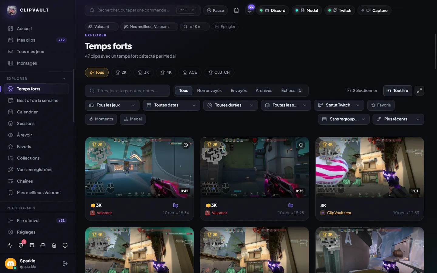 Temps forts